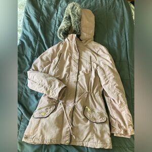 Snobbish Collection Winter Coat w/ Gold Toned  Hardware in Blush Pink